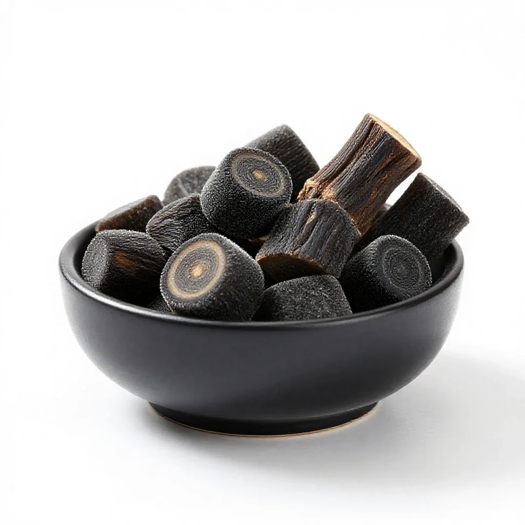 Licorice isolated on a white background