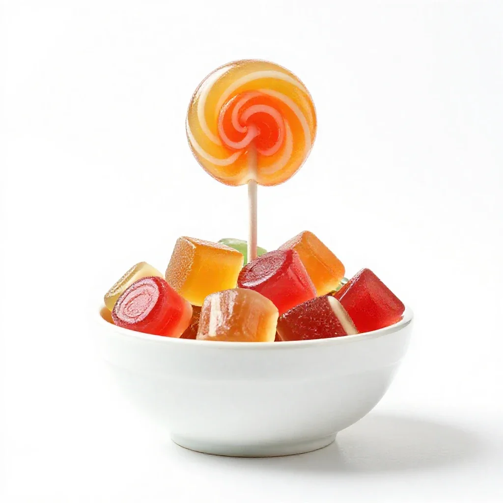 Lollipop isolated on a white background
