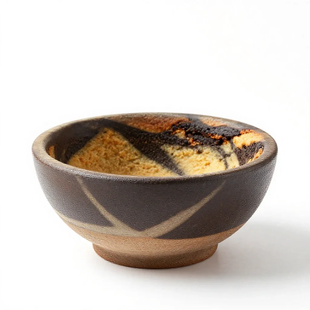 Marble cake isolated on a white background