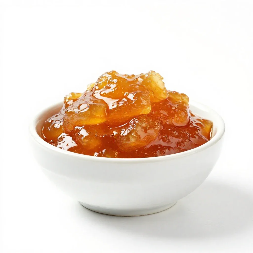 Marmalade isolated on a white background