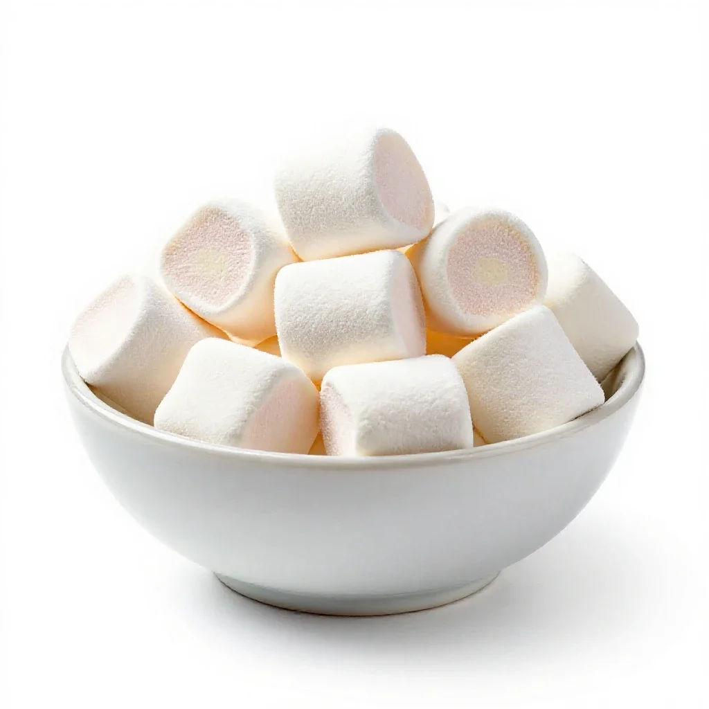 Marshmallow isolated on a white background