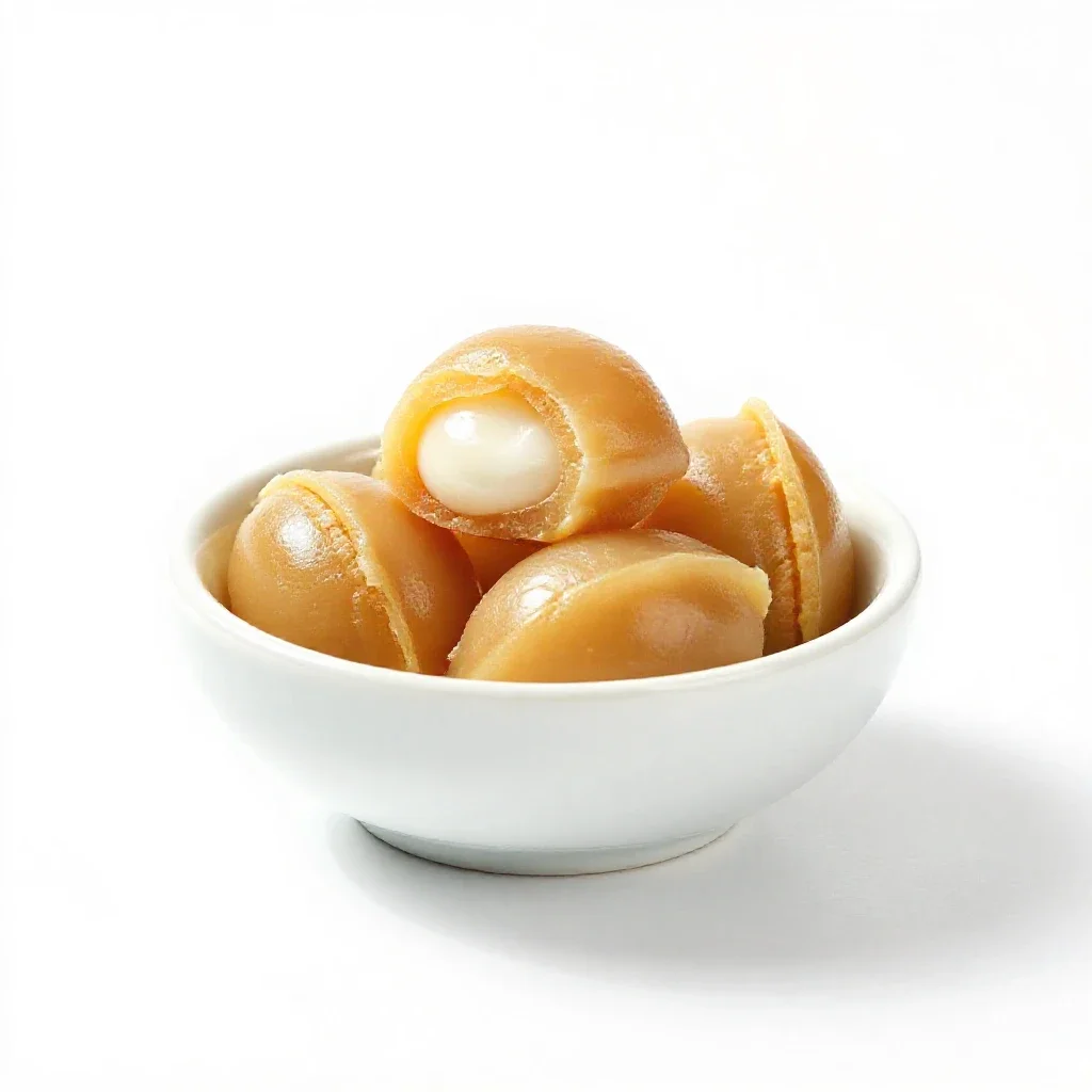 Marzipan isolated on a white background