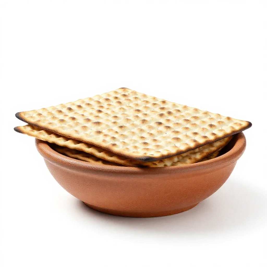 Matzo isolated on a white background
