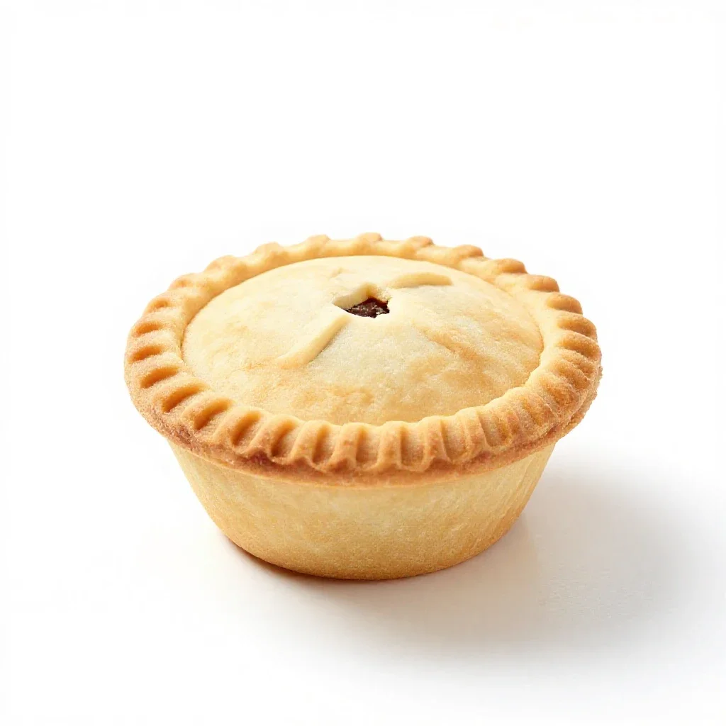 Mince pie isolated on a white background