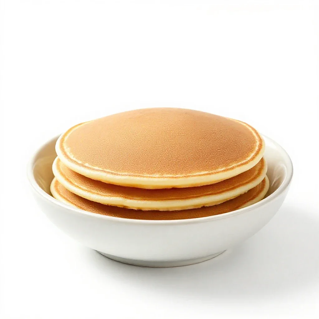Pancake isolated on a white background