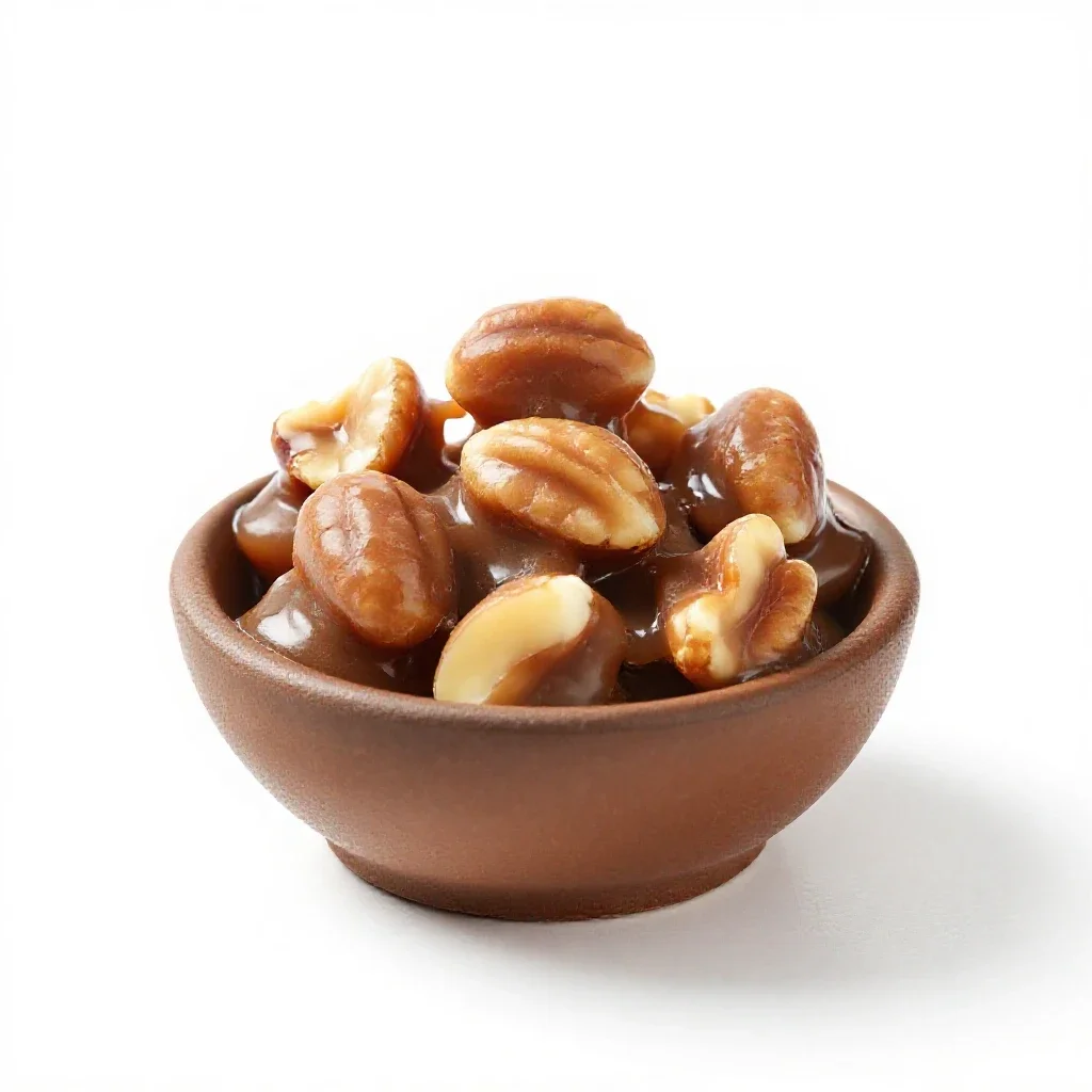 Penuche isolated on a white background