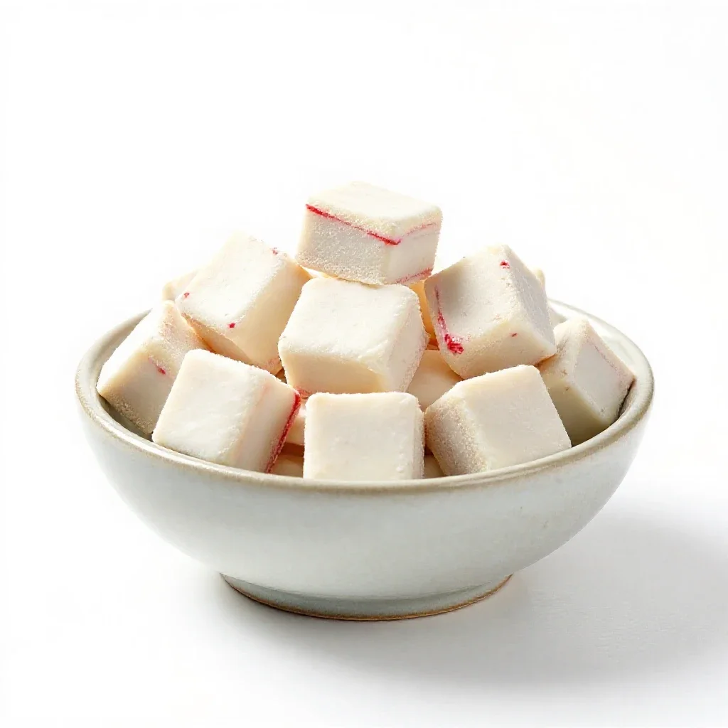 Peppermint patty isolated on a white background