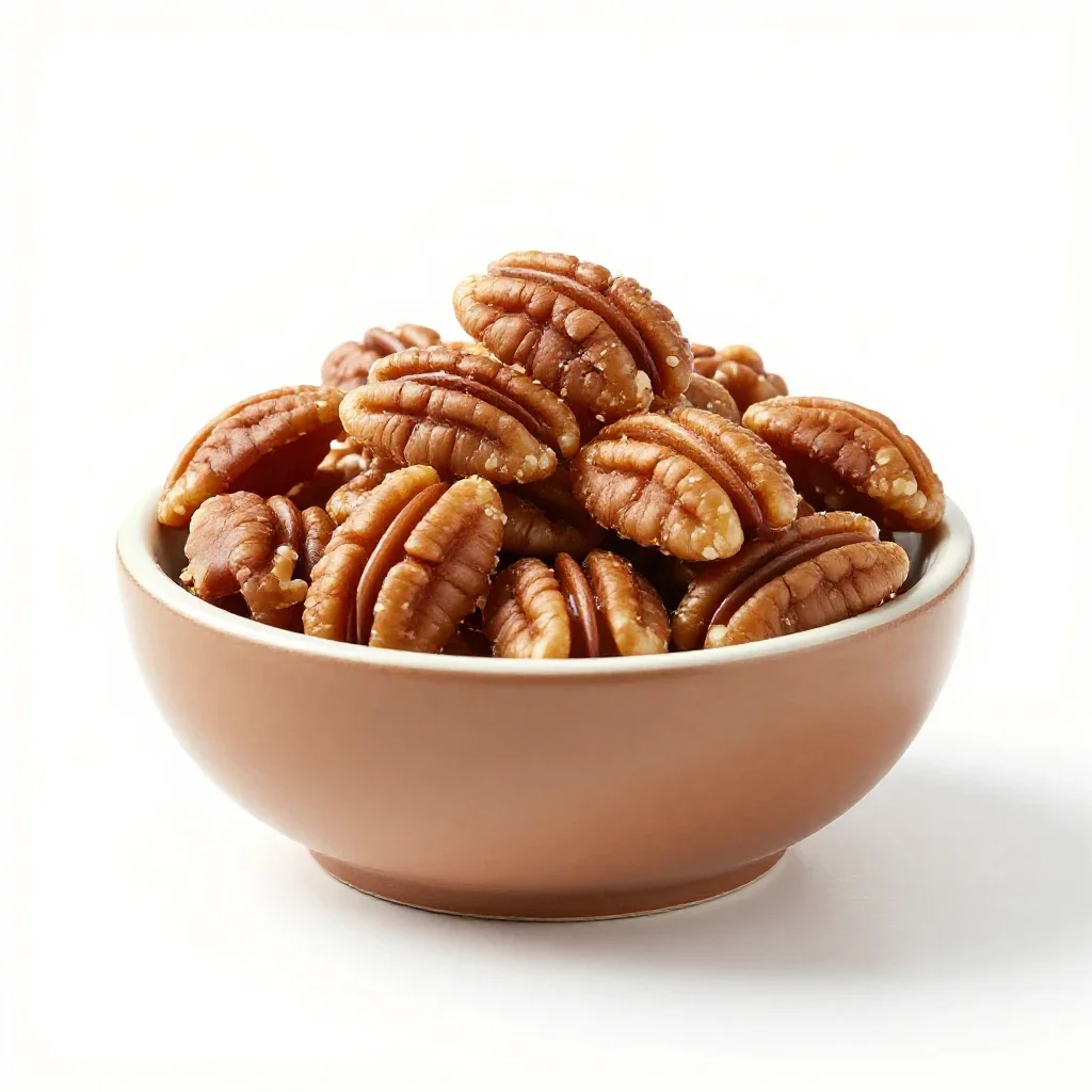 Praline isolated on a white background