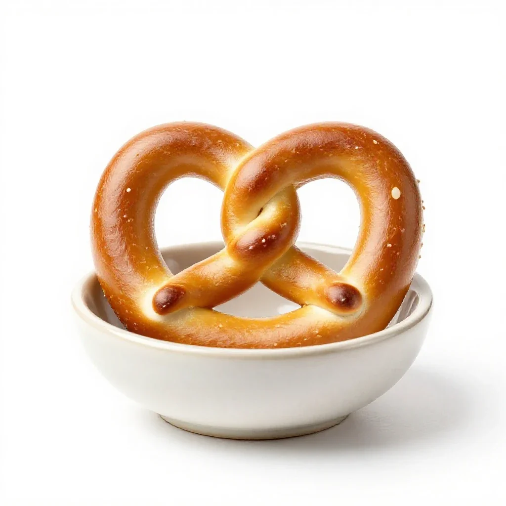 Pretzel isolated on a white background