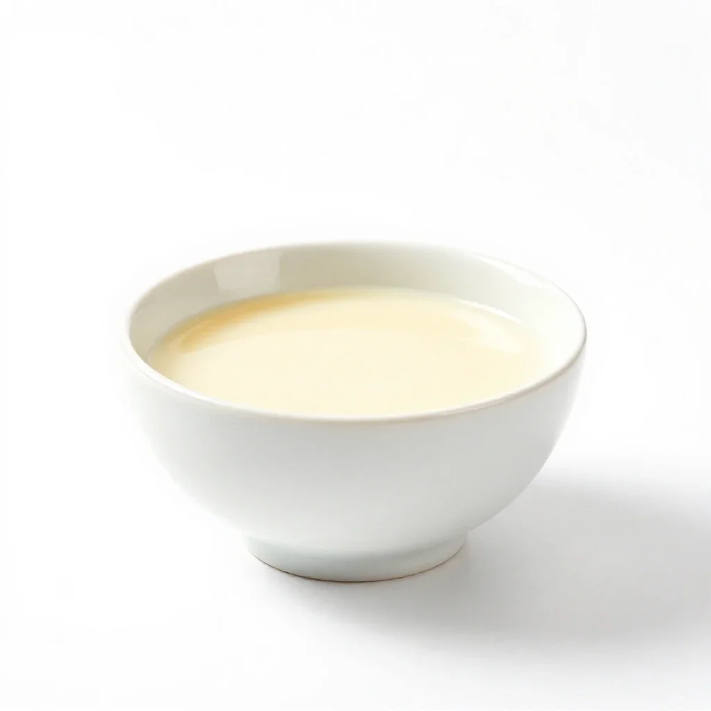 Pudding isolated on a white background