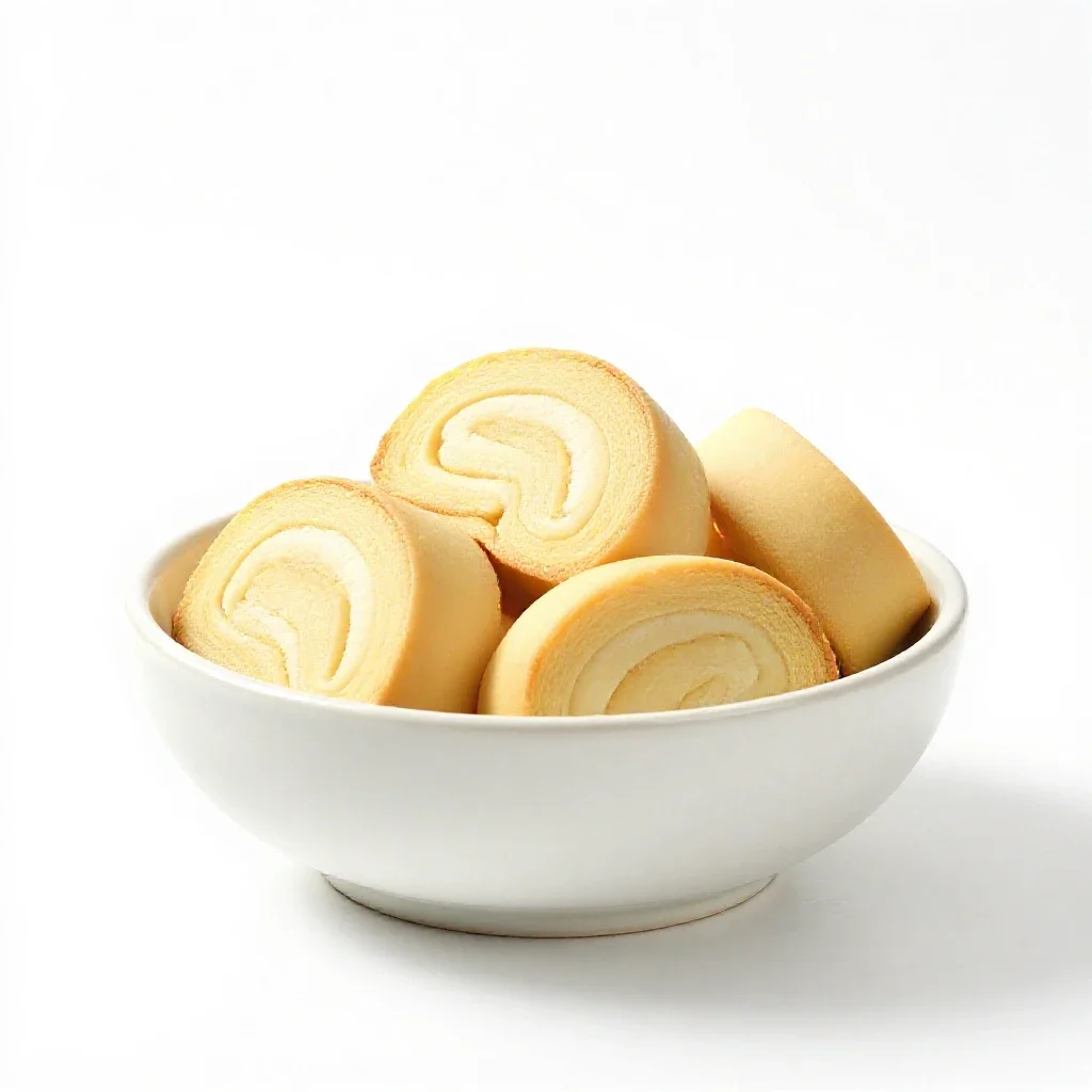 Refrigerator cookie isolated on a white background