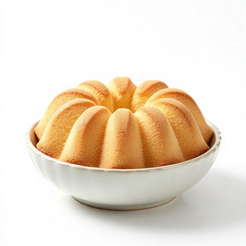 Savarin isolated on a white background