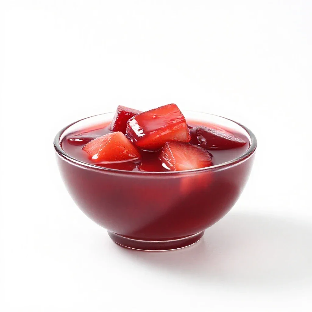 Sherbert isolated on a white background