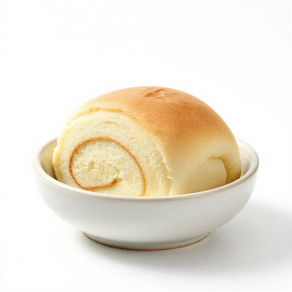 Soft roll isolated on a white background