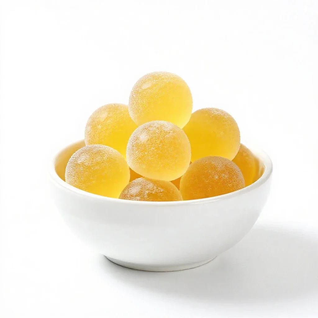 Sourball isolated on a white background