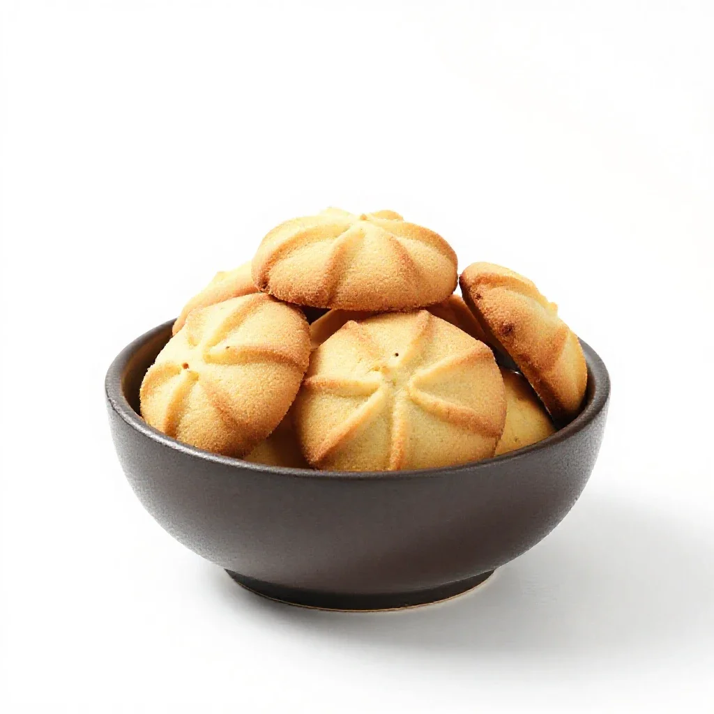 Spice cookie isolated on a white background