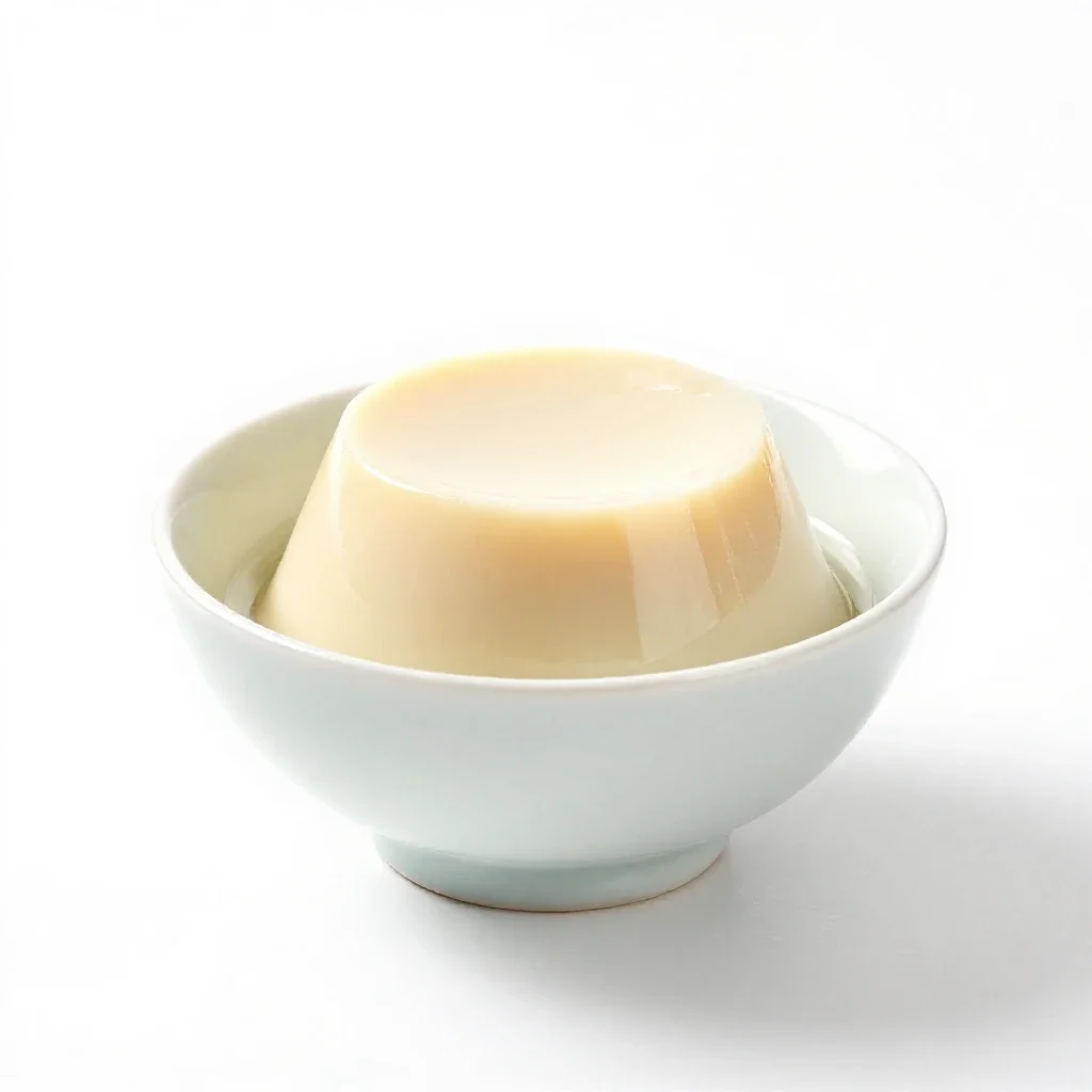 Steamed pudding isolated on a white background