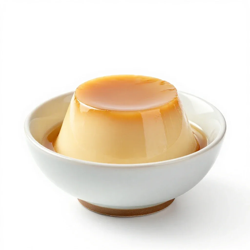 Suet pudding isolated on a white background