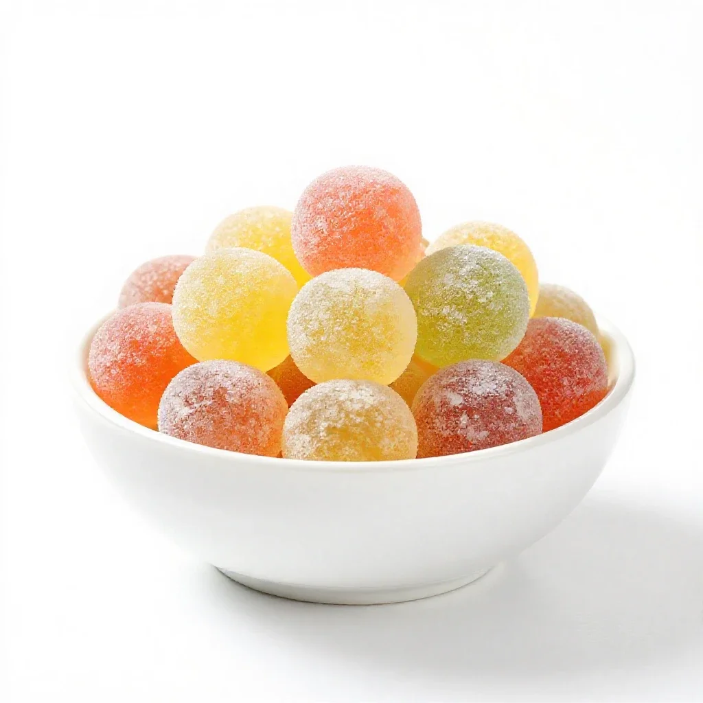 Sugarplum isolated on a white background