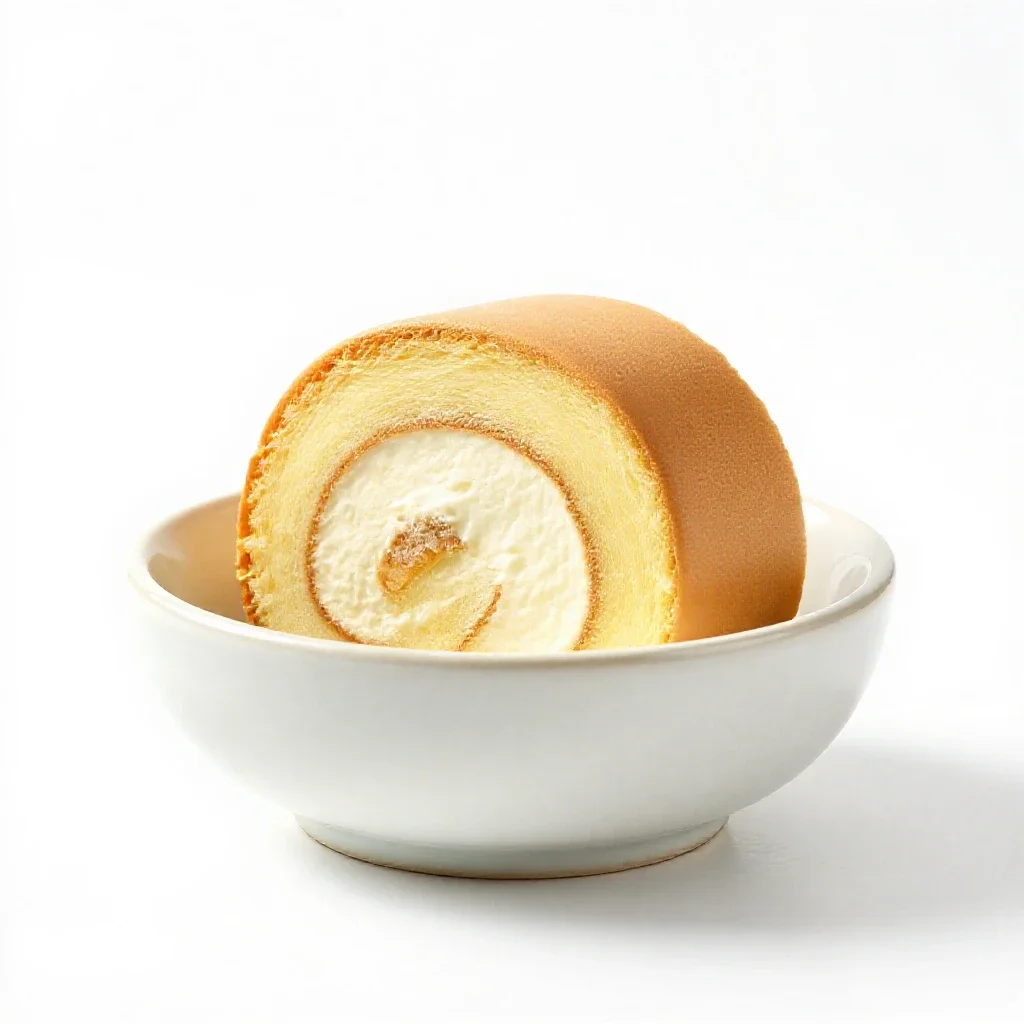 Sweet roll isolated on a white background