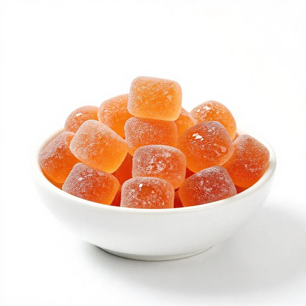 Taffy isolated on a white background