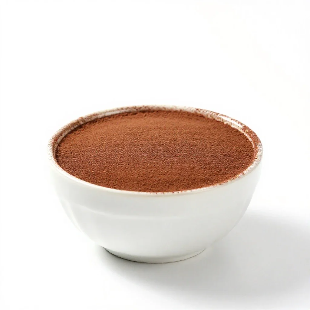 Tiramisu isolated on a white background