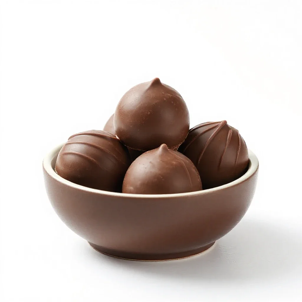 Truffle isolated on a white background