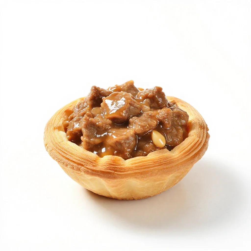 Vol-au-vent isolated on a white background