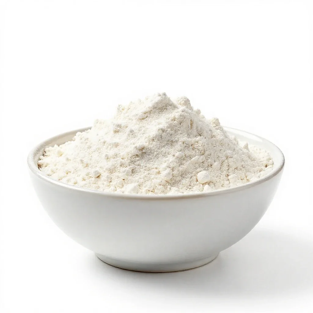 White bread isolated on a white background