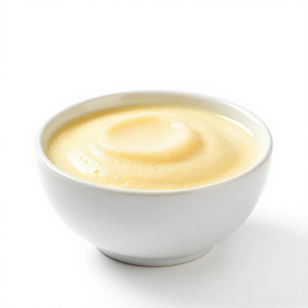 Zabaglione isolated on a white background