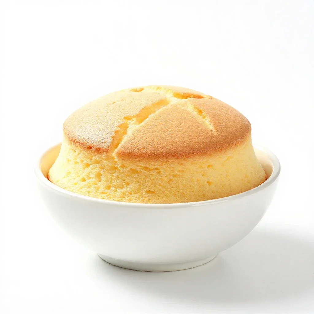 Angel cake isolated on a white background