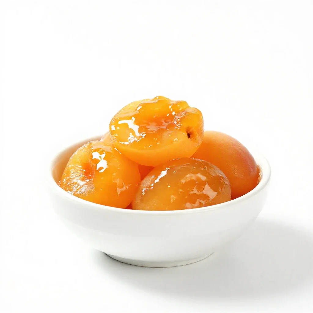 Apricot bar isolated on a white background