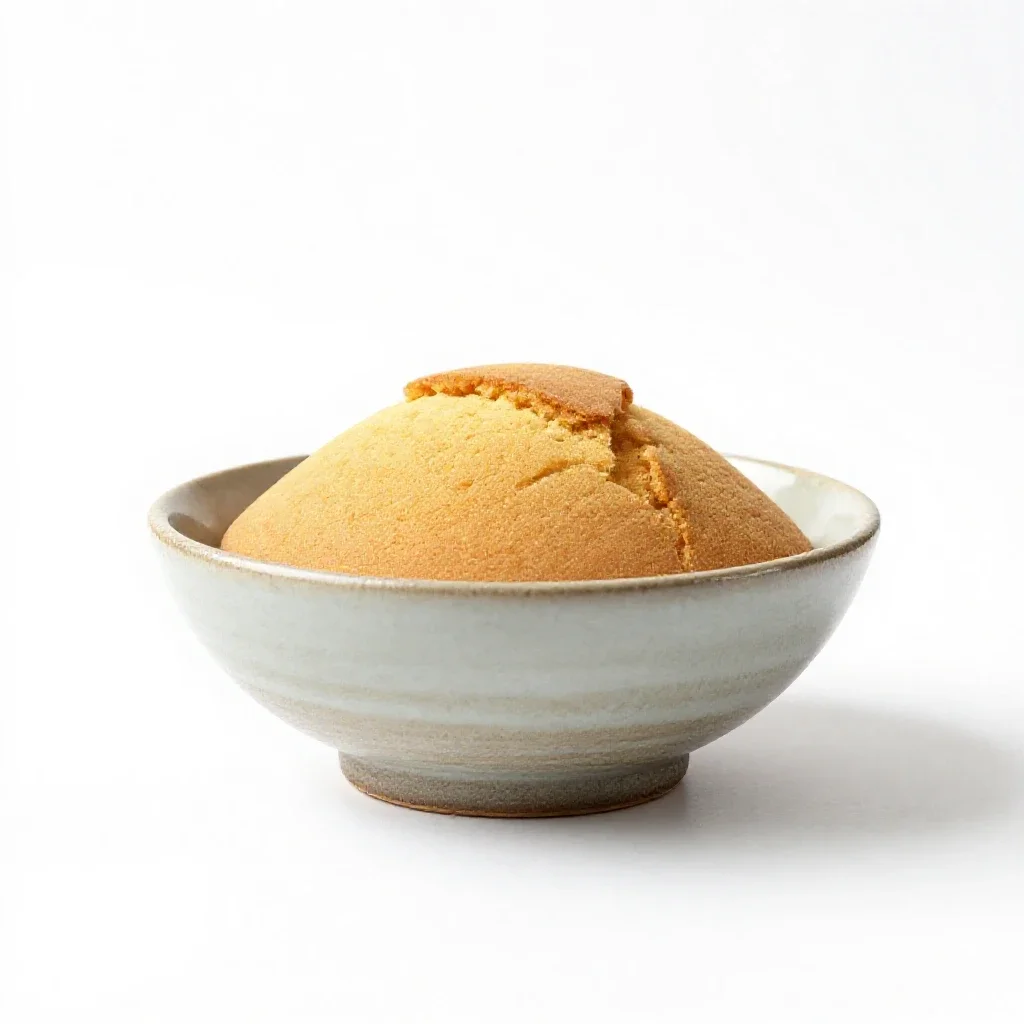 Ashcake isolated on a white background