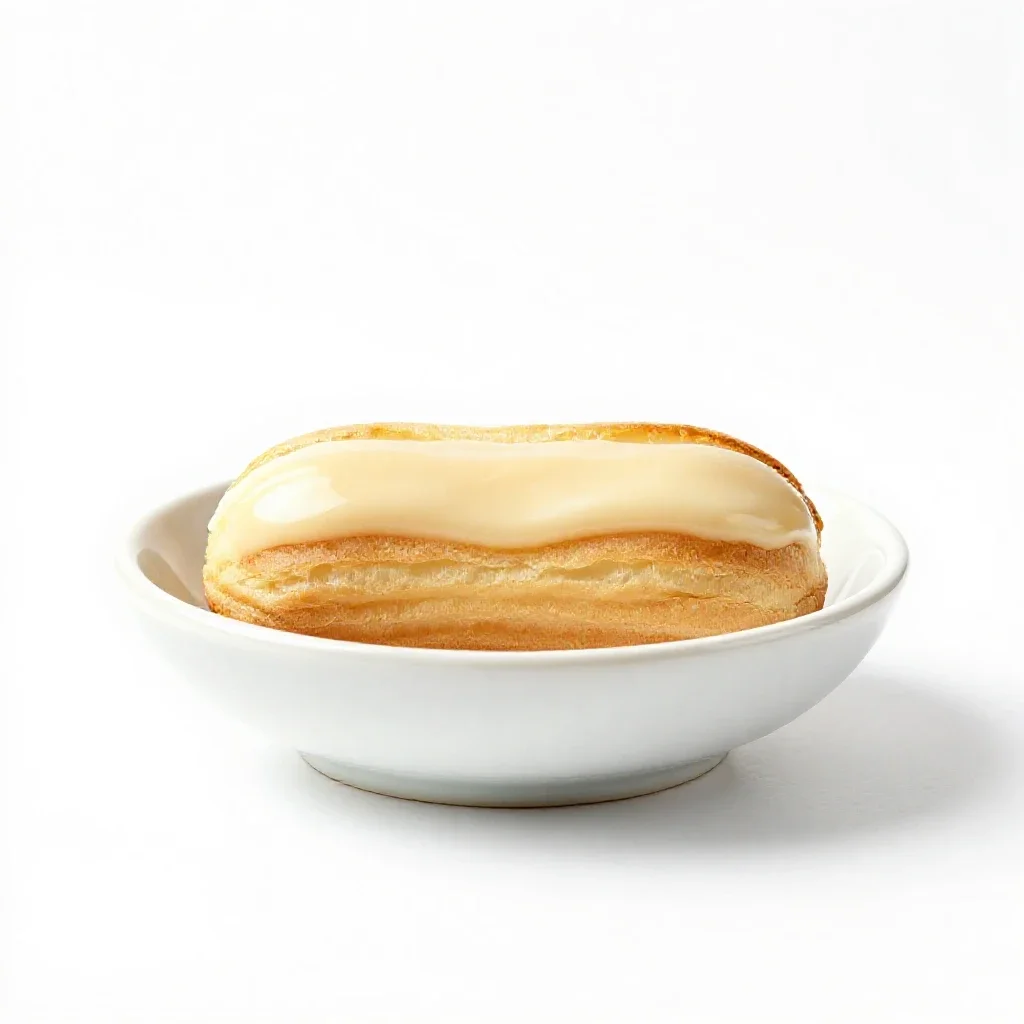 Eclair isolated on a white background