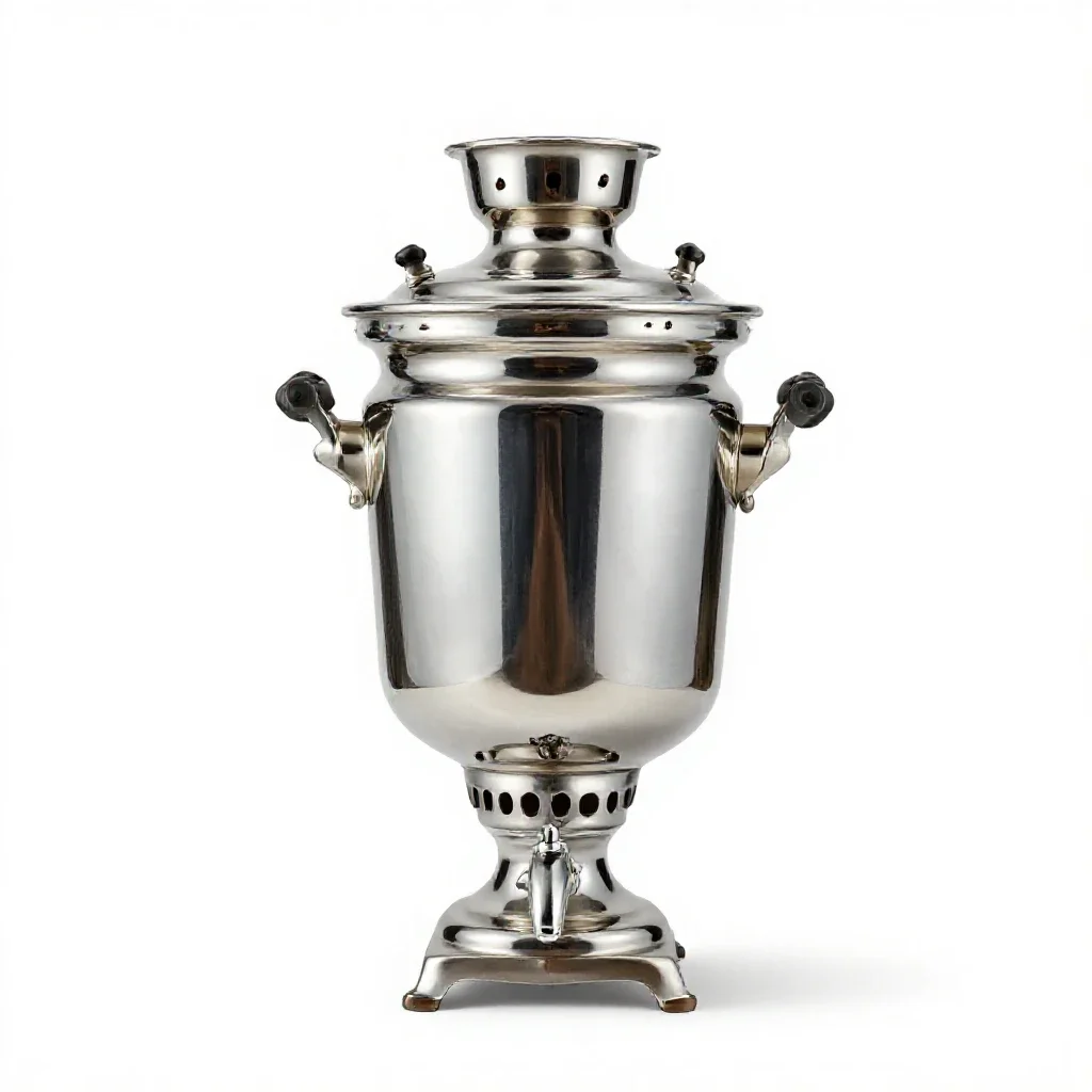 Samovar isolated on a white background