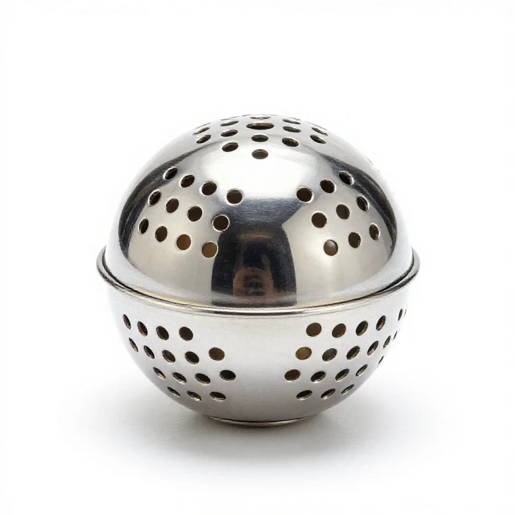 Tea ball isolated on a white background