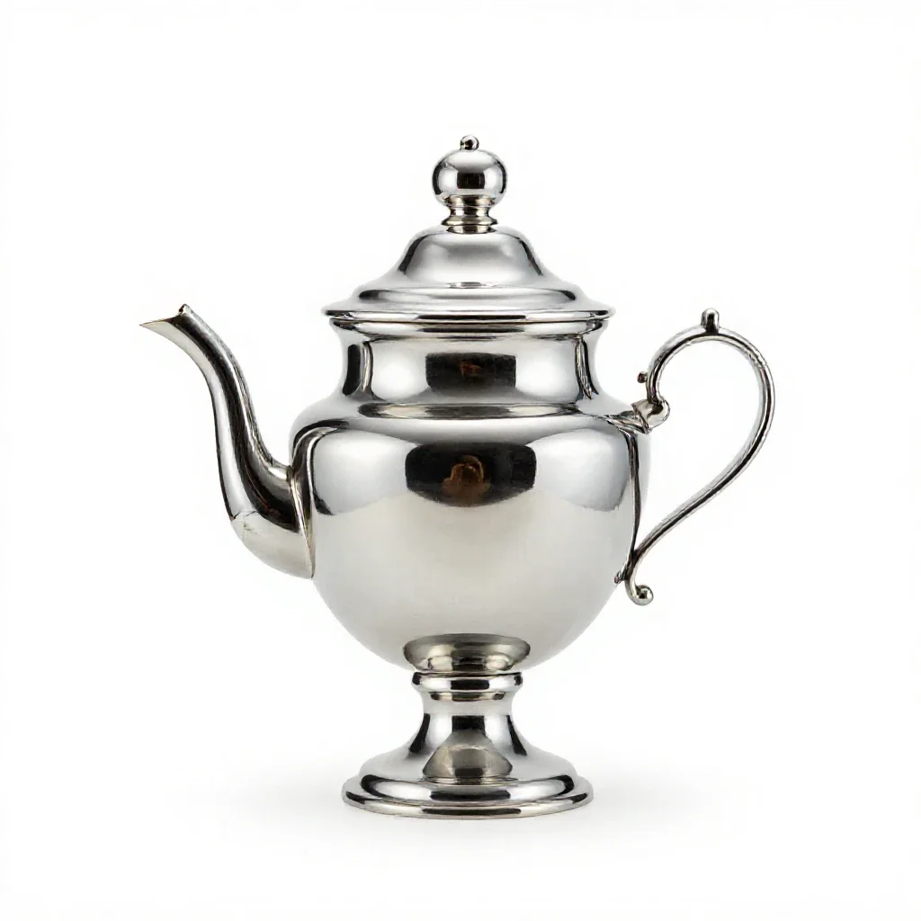 Tea urn isolated on a white background