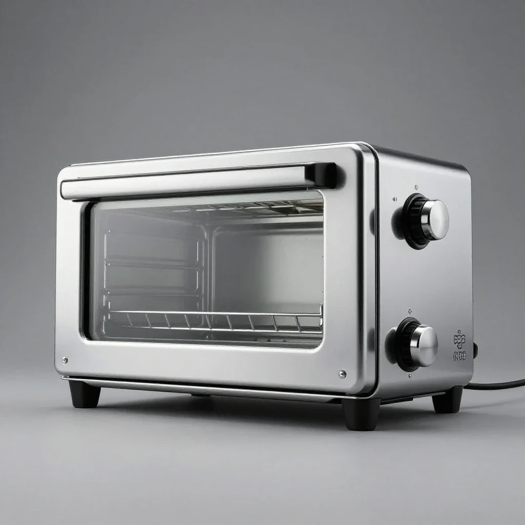 Toaster oven isolated on a white background