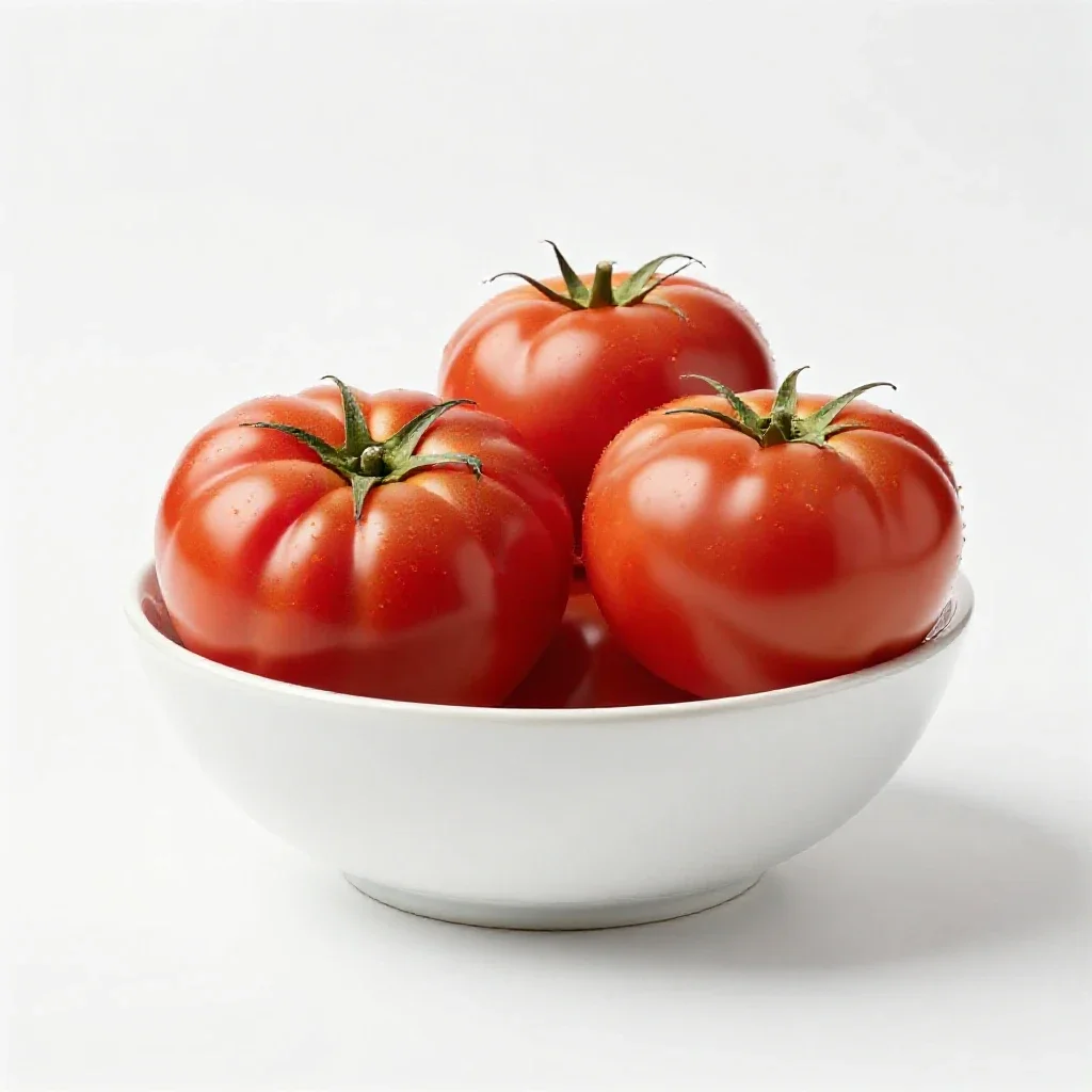 Beefsteak tomato isolated on a white background