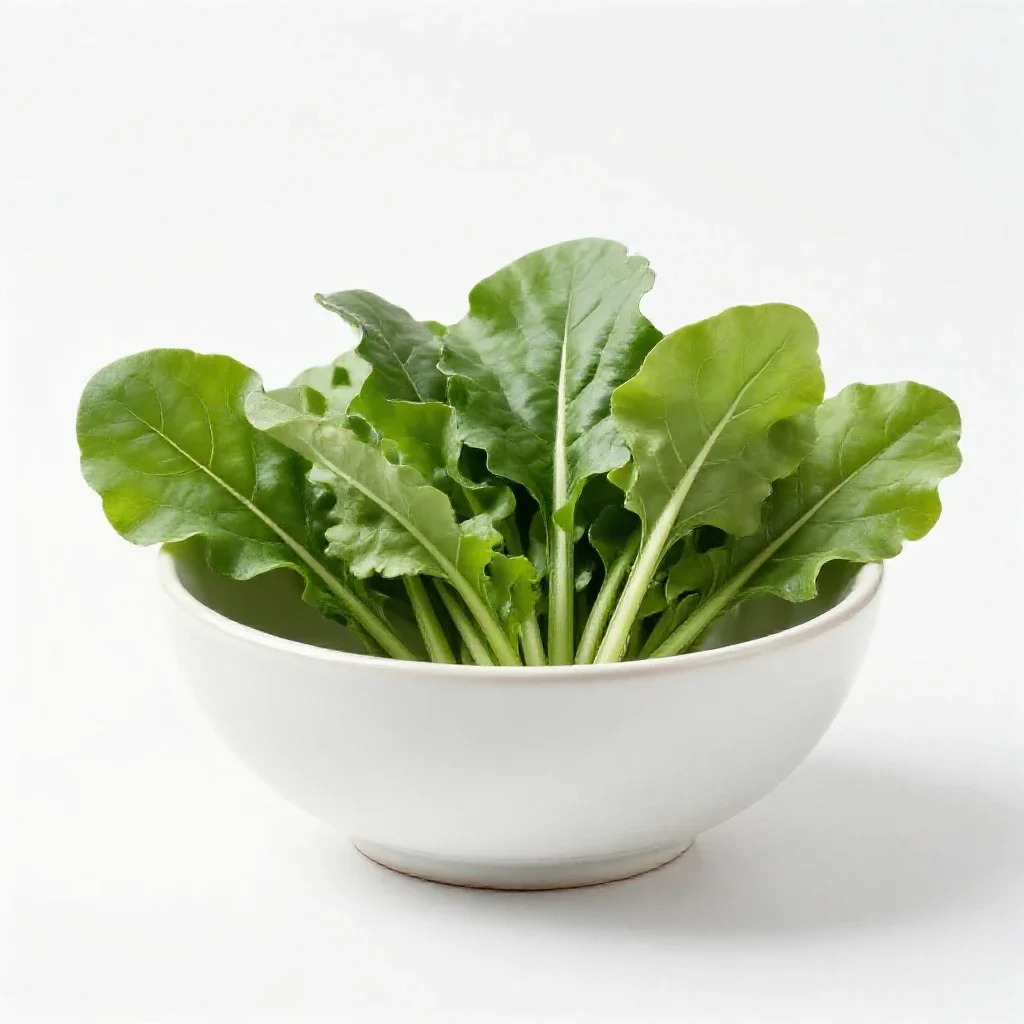 Beet green isolated on a white background