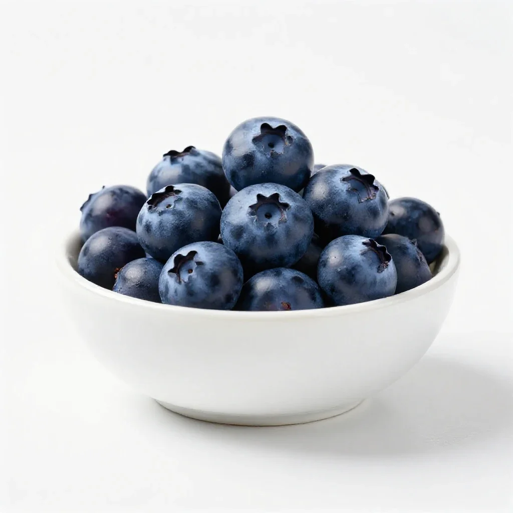 Bilberry isolated on a white background