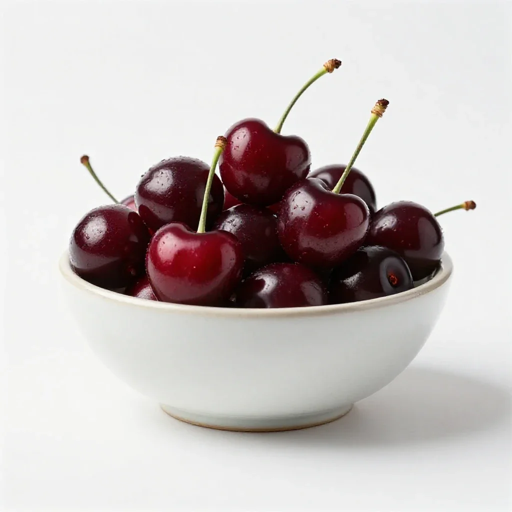 Bing cherry isolated on a white background