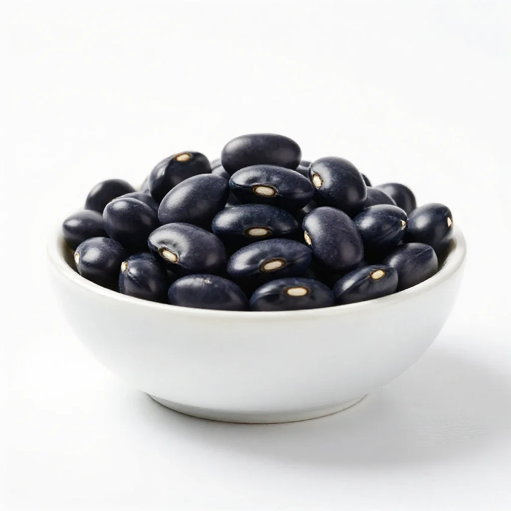 Black-eyed pea isolated on a white background