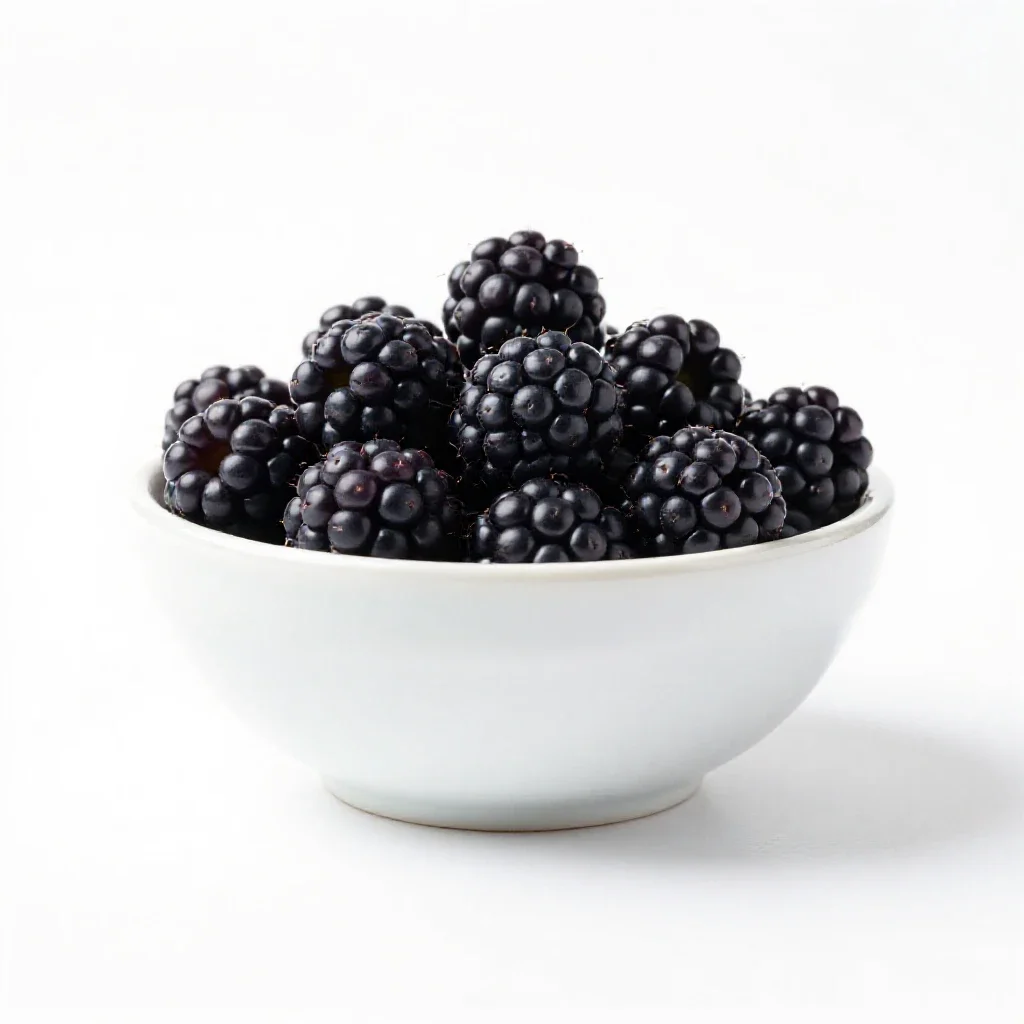 Blackberry isolated on a white background