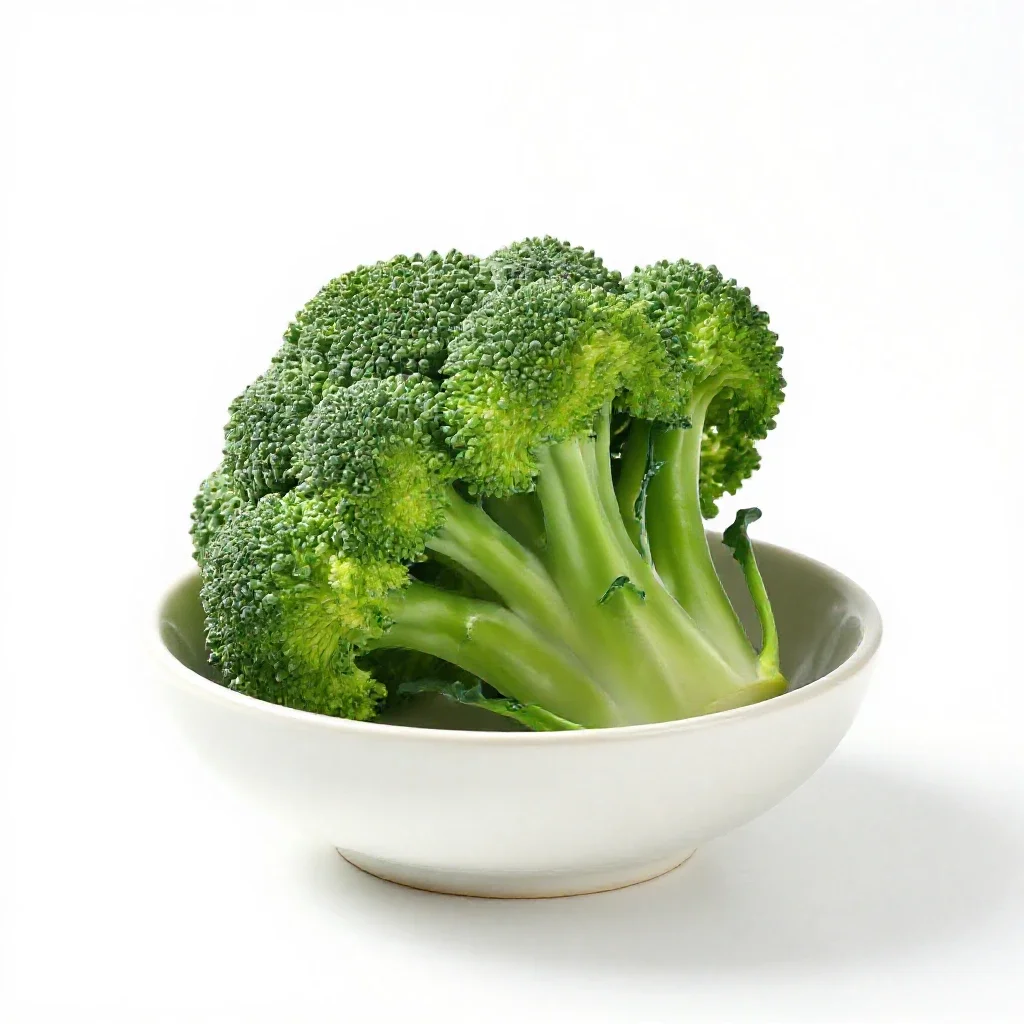 Broccoli rabe isolated on a white background