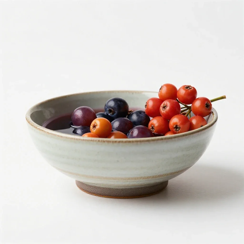 Buckthorn berry isolated on a white background