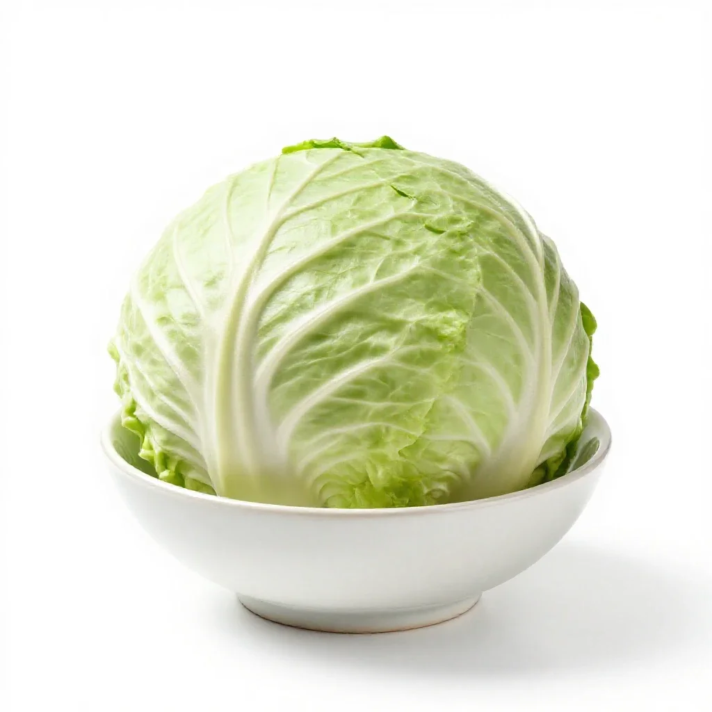 Cabbage isolated on a white background