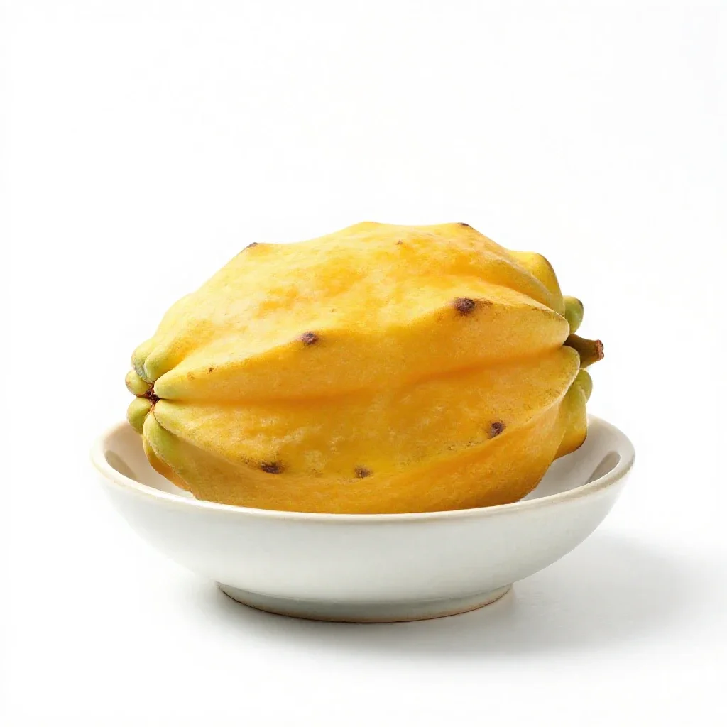 Carambola isolated on a white background