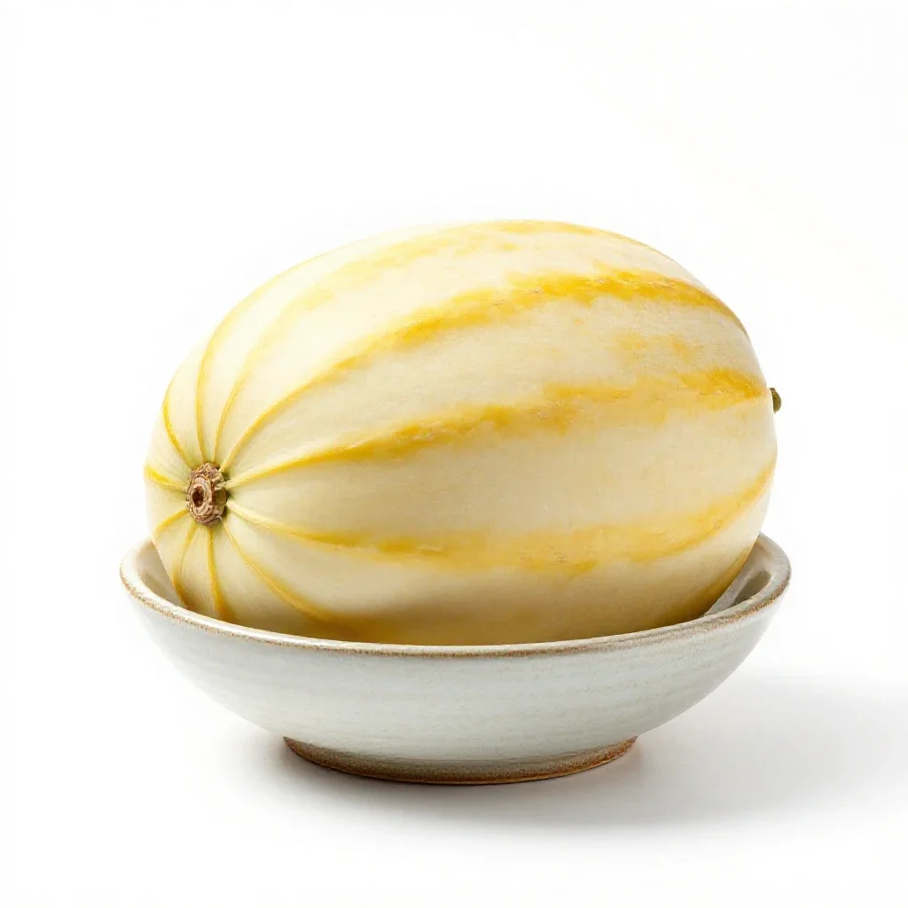Casaba isolated on a white background