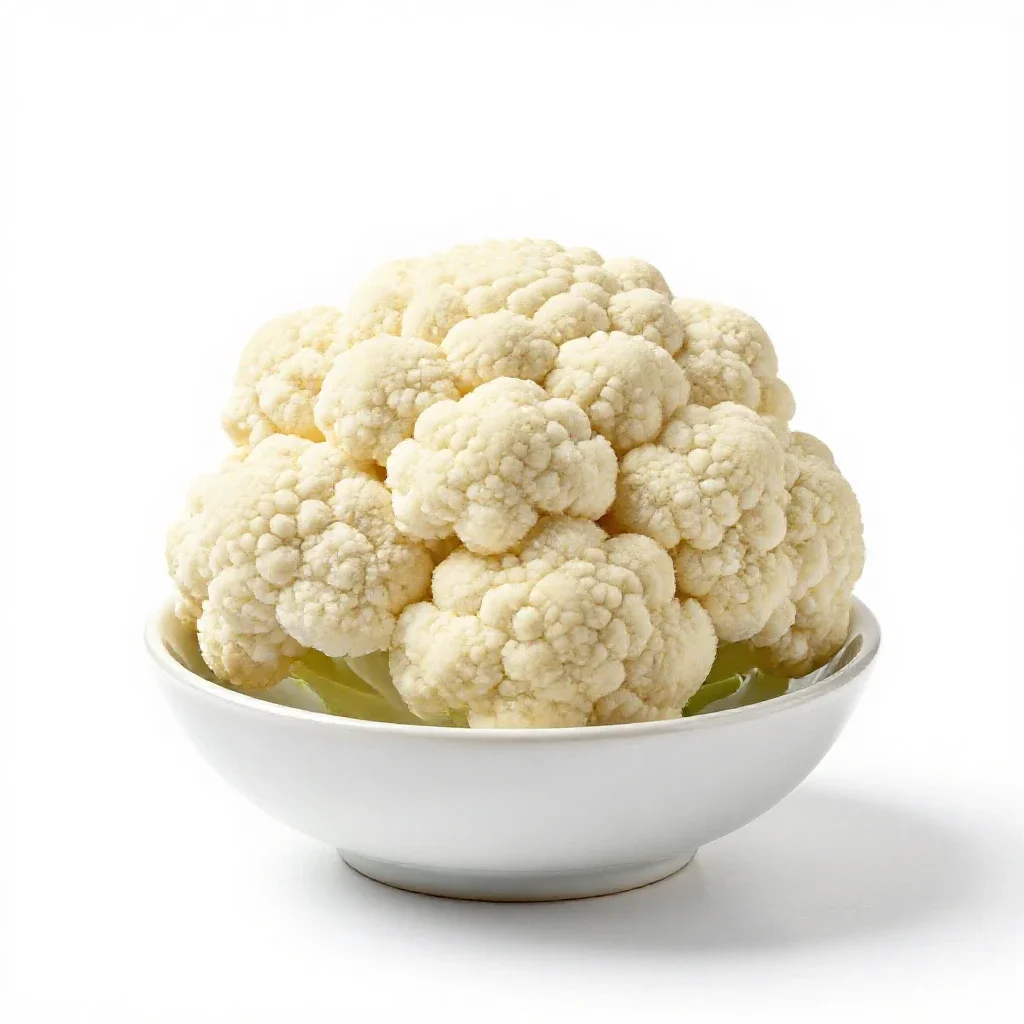 Cauliflower isolated on a white background